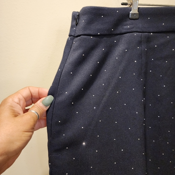 NINE WEST Black Taylored Mini Skirt with Stud Accents Plus Size XXL NWT - Picture 7 of 11